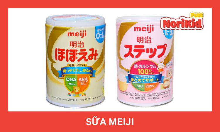 Sữa Meiji Nhật Bản 1