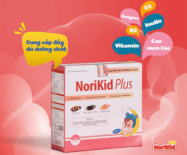 Sử dụng sản phẩm bổ sung Norikid Plus 1