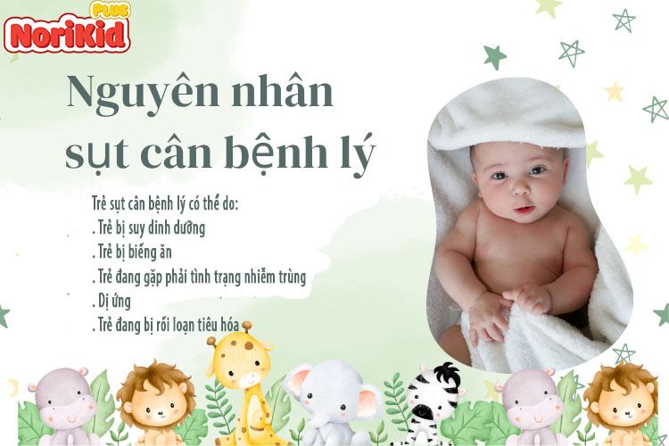 Nguyên nhân khiến trẻ sụt cân bệnh lý 1