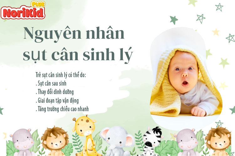 Nguyên nhân gây sụt cân sinh lý và bệnh lý ở trẻ 1