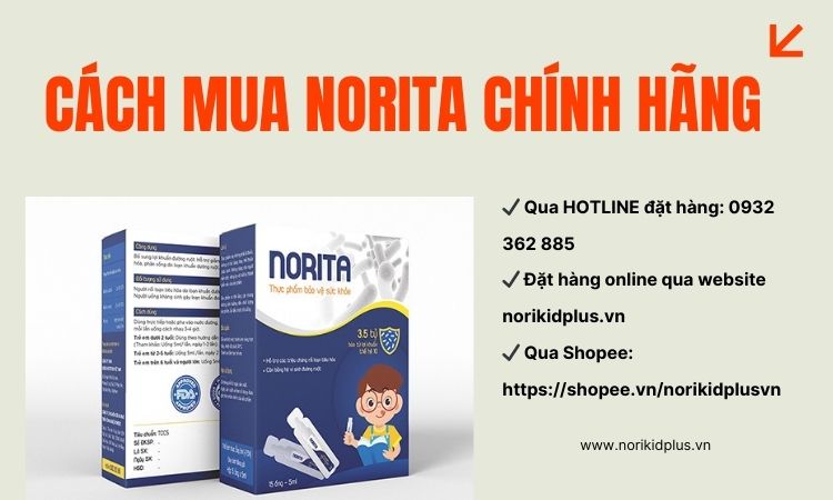 Mua men vi sinh Norita ở đâu chính hãng? 1