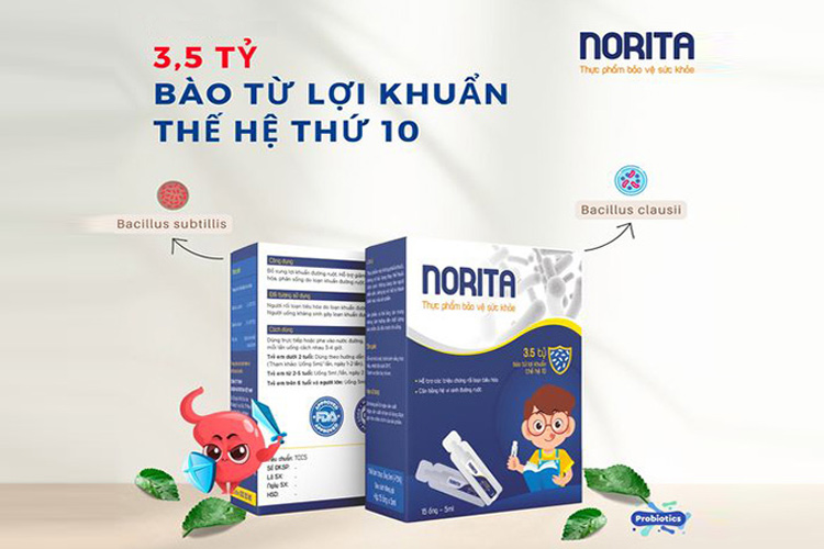 Norita – Men vi sinh hỗ trợ trị táo bón hiệu quả cho bé 1