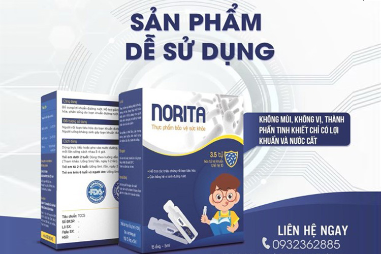 Hướng dẫn chi tiết cách sử dụng men vi sinh Norita chi tiết 1