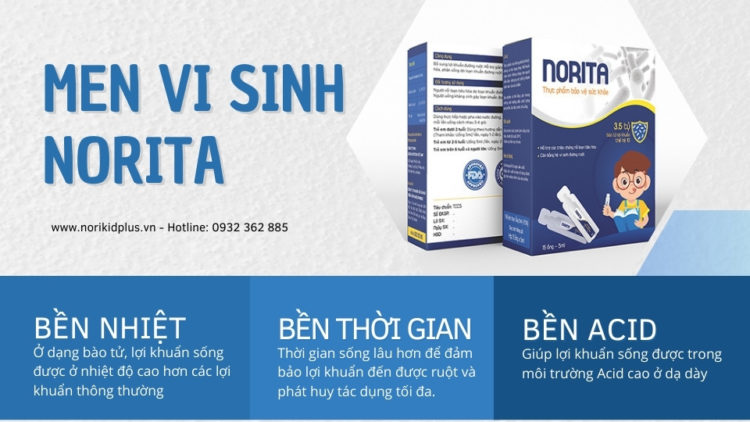 Tại sao nên chọn Norita để bổ sung lợi khuẩn? 1