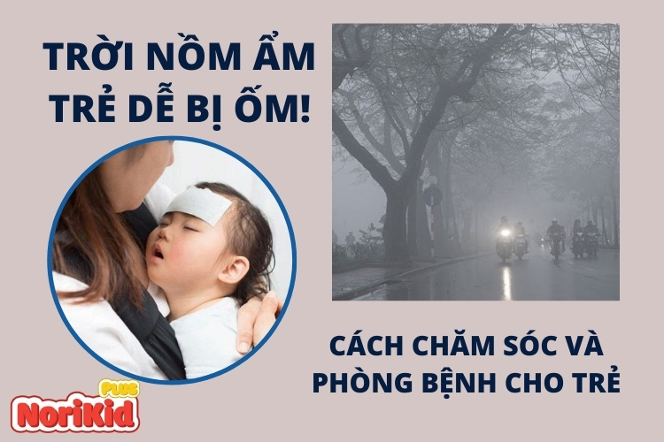 Thời tiết nồm ẩm bé dễ bị ốm? Chăm sóc và phòng ngừa cho bé! 1